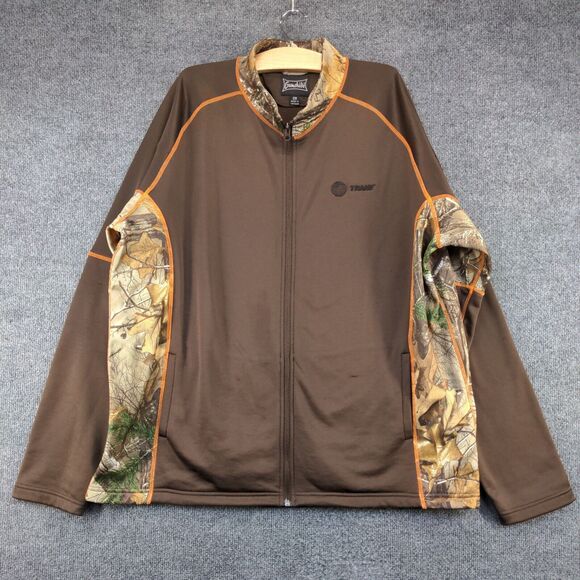 Gamehide Men's Jacket Brown Camouflage Plus Size 2X Long Sleeve - Picture 2 of 14